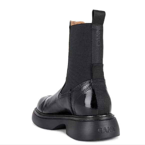 Ganni Everyday Leather Mid Chelsea Boot - Picture 7 of 16